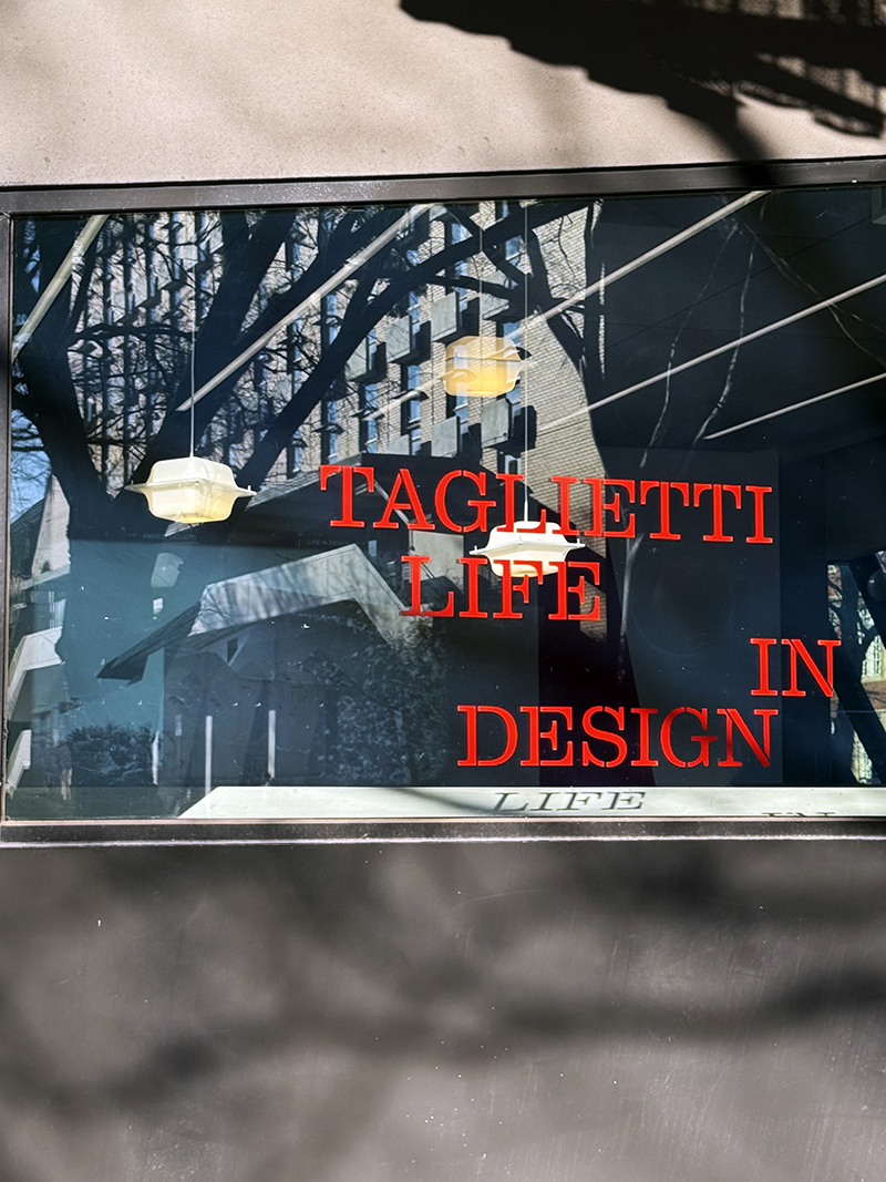 An image of the gallery showcasing the Enrico Taglietti exhibition at Melbourne School of Design