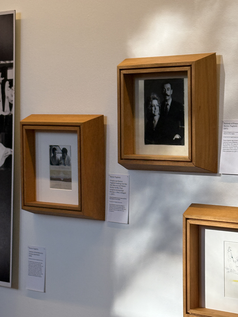 An image of the gallery showcasing the Enrico Taglietti exhibition at Melbourne School of Design
