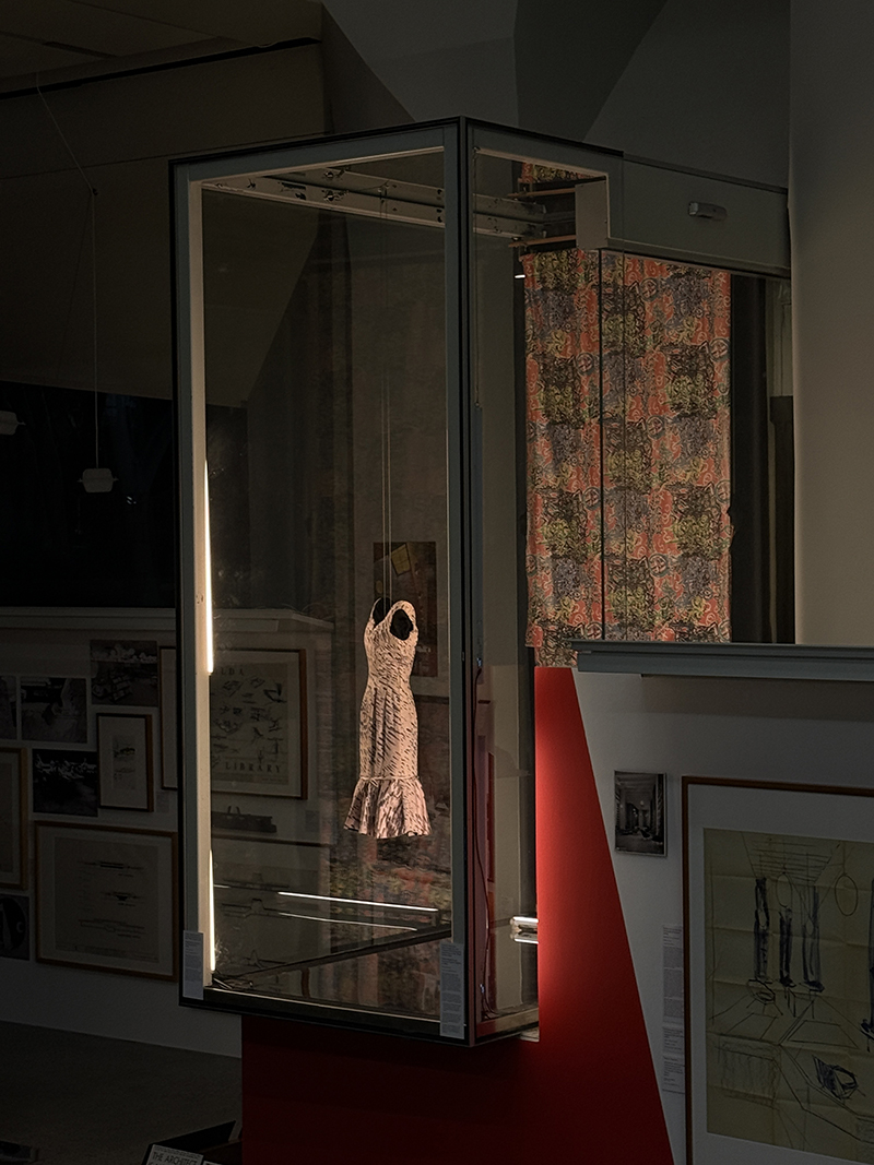 An image of the gallery showcasing the Enrico Taglietti exhibition at Melbourne School of Design